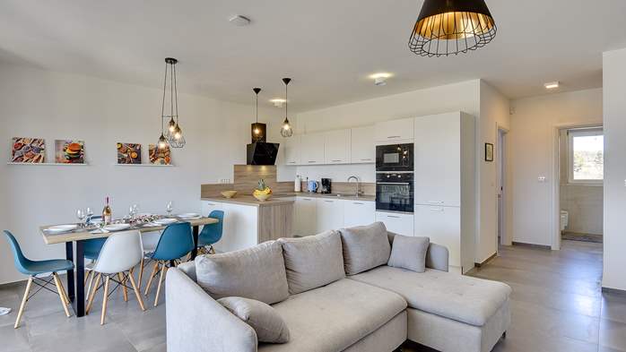 Moderan apartman u Medulinu za četiri osobe s pogledom na more, 3