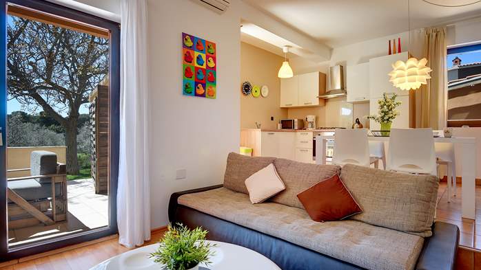 Lijepo uređen apartman za 6 osoba u Fažani s privatnom terasom, 7