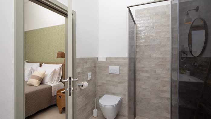 Stone villa with swimming pool and olive grove in the quit area, 46