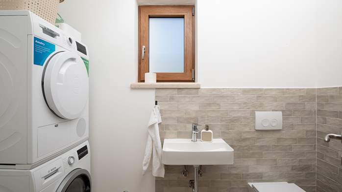 Stone villa with swimming pool and olive grove in the quit area, 47