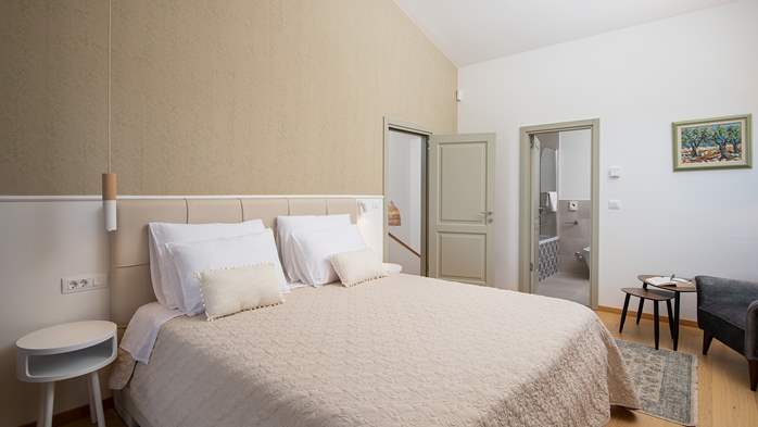 Stone villa with swimming pool and olive grove in the quit area, 49