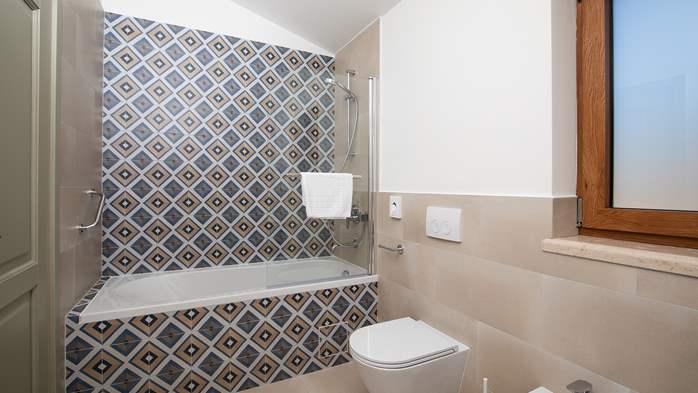 Stone villa with swimming pool and olive grove in the quit area, 54