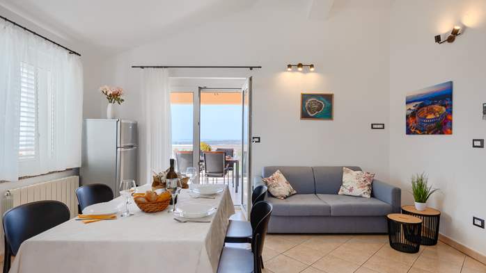 Appartamento per 4 persone a Galižana con balcone e vista mare, 2