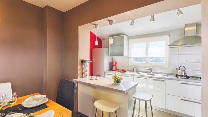 Appartamento Dea Vista a Banjole con piscina e vista mare., 10