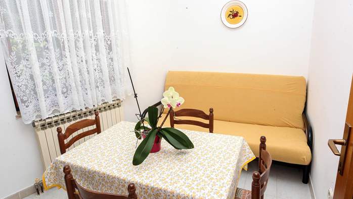 Air-conditioned apartment for 2-3 persons, balcony with sea view, 3
