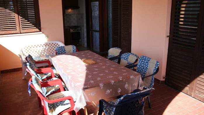 Ferienwohnung für 8 Personen im 1. Stock mit Balkon, SAT-TV, 9