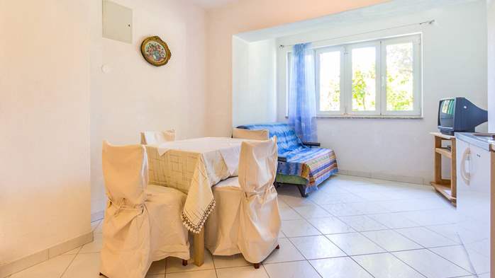 Ein-Zimmer-Wohnung für 3 Personen mit Gemeinschaftspool, WLAN, 3