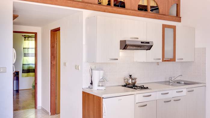 Charmante Wohnung mit einem Bett auf der Galerie und Meerblick, 5