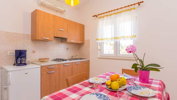 Very nice, air-conditioned apartment for 4 persons with sea view, 1