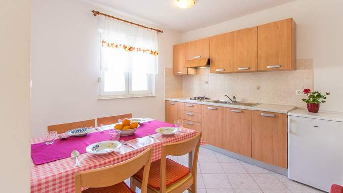 Apartment with one bedroom for 4 persons, WiFi, air conditioning, 4