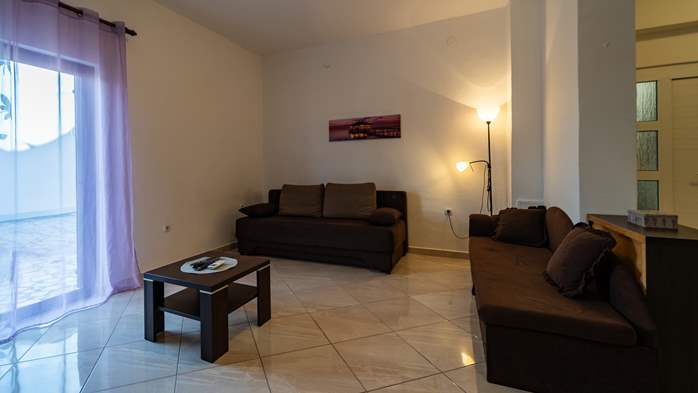 Apartment for 4 persons on the ground floor with one bedroom, 2