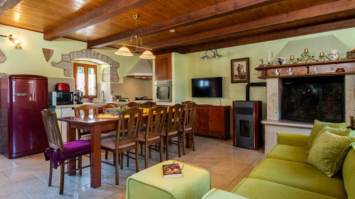 Istrian villa with private pool, playground for kids and barbecue, 33
